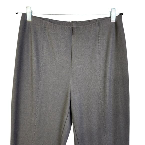 J. Jill Womens Pull On Bootcut Pants Petite Size Medium P Gray Stretch Knit Seam - Picture 2 of 12